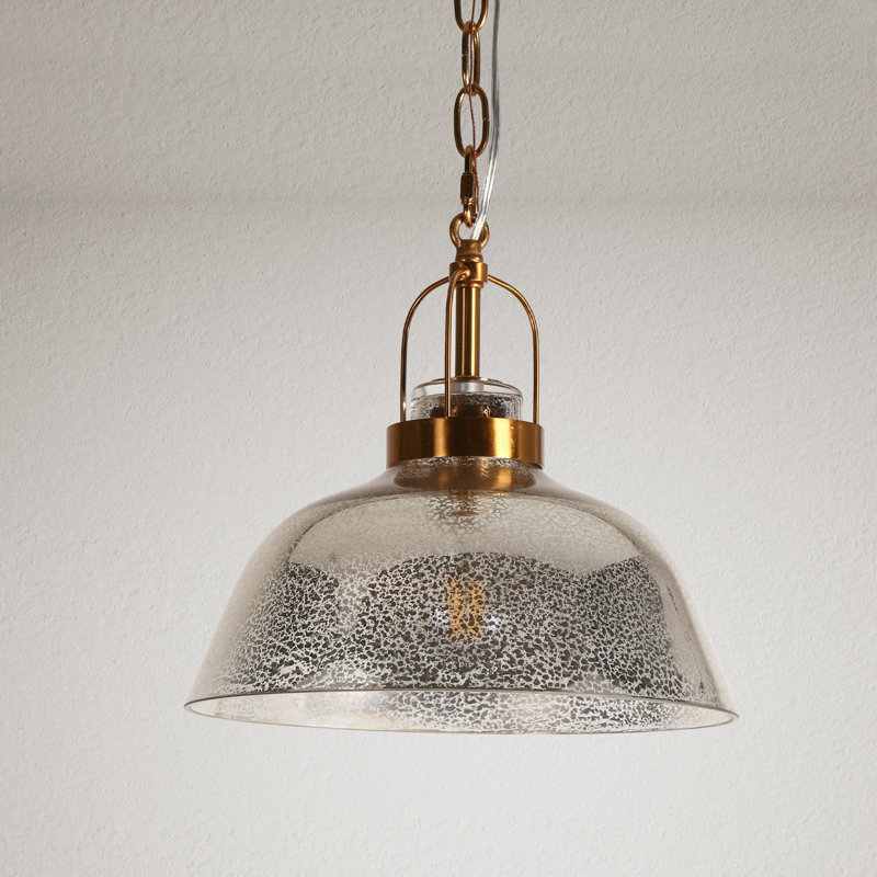 Petit luminaire suspendu dôme 1 lumière Beesley