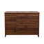 Buffet moderne en bois avec 2 portes, 1 rangement et 2 tiroirs - Portes d'armoire de rangement pour la porte d'entrée - Console de salle à manger, 43,3 po-1808080923