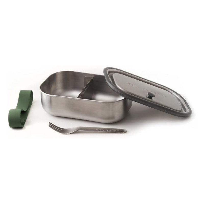 Black+Blum Stainless Steel Lunch Box Large 1L, Green