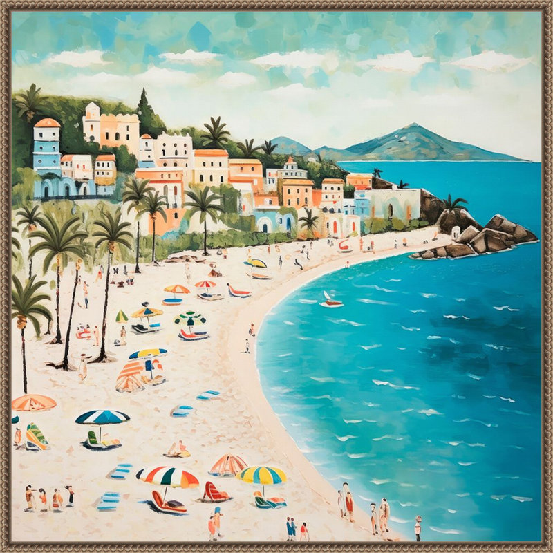 «By the Waters Edge II» par Lazar studio, reproduction d'art sur toile encadrée, H 30 po x l 30 po