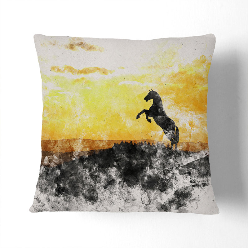 Square Cushion, 40cm H x 40cm W x 15cm D, Stone