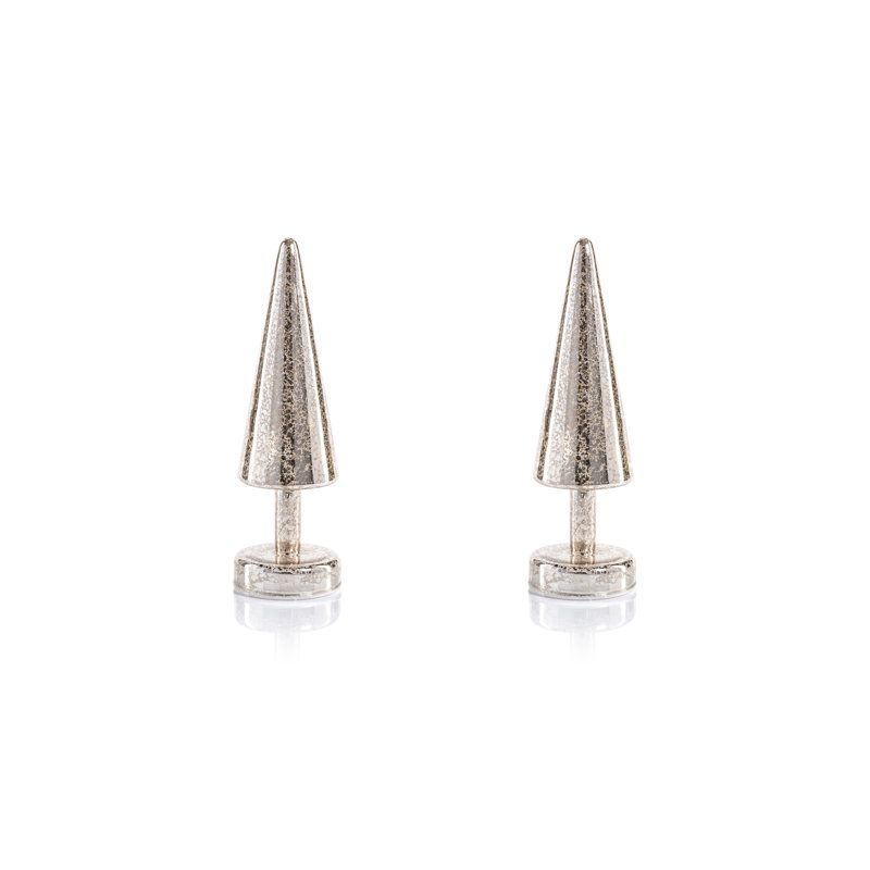 Arbres DEL Sparkle Cone, ensemble de 2, Or, H 10 po x l 3 po x P 3 po
