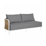 Havana 57" Wide Outdoor Loveseat with Cushions