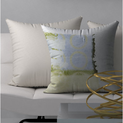 Housse de coussin carrée à motif d’outrage et d’édredon des neiges