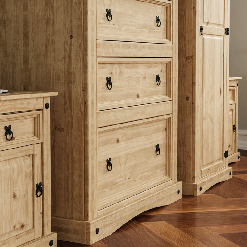 Harold Solid Wood Piece Bedroom Set