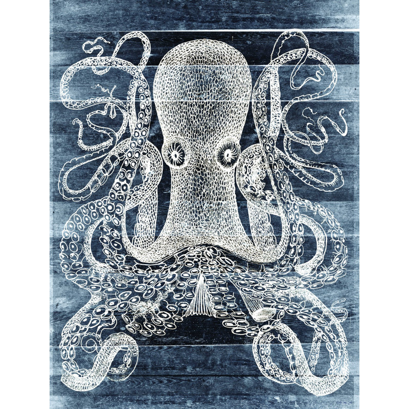 «Kraken I», impression sur toile tendue, H 16 po x l 12 po