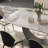 Aimun Metal Base Dining Table-1635604333
