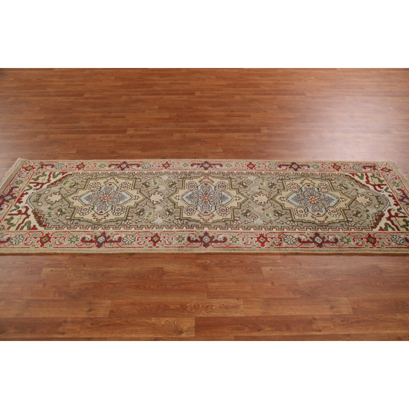 Tapis de couloir oriental géométrique 3x8