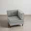Fauteuil capitonné modulaire en velours côtelé-231553973