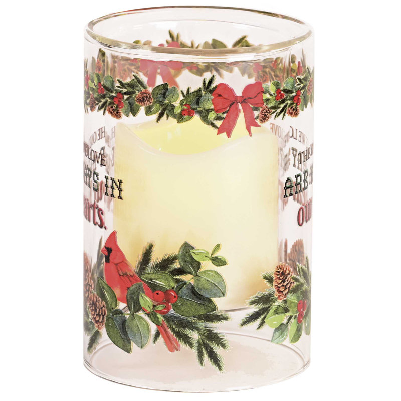 Candleholder The Ones We Love Led Glass