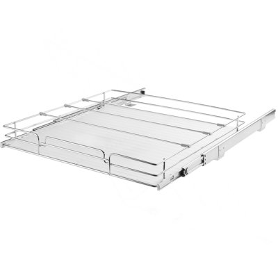 Pull Out Cabinet Organizer, Heavy Duty Slide Out Pantry Shelves, Steel Roll Out Drawers, Sliding Drawer Storage for Home Under Sink, 23"Wx22"Dx7"H Install Size for Cabinet