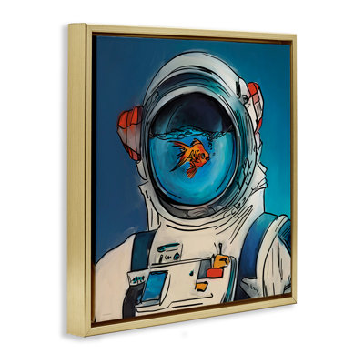 Cadre flottant Goldfish, conçu par Kamdon Kreations