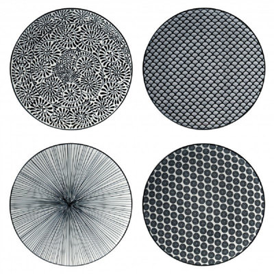 Kiaan 4 Piece Dinner Plate Set