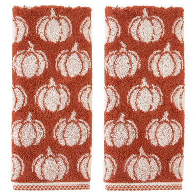PUMPKIN JACQUARD HAND-ORANGE