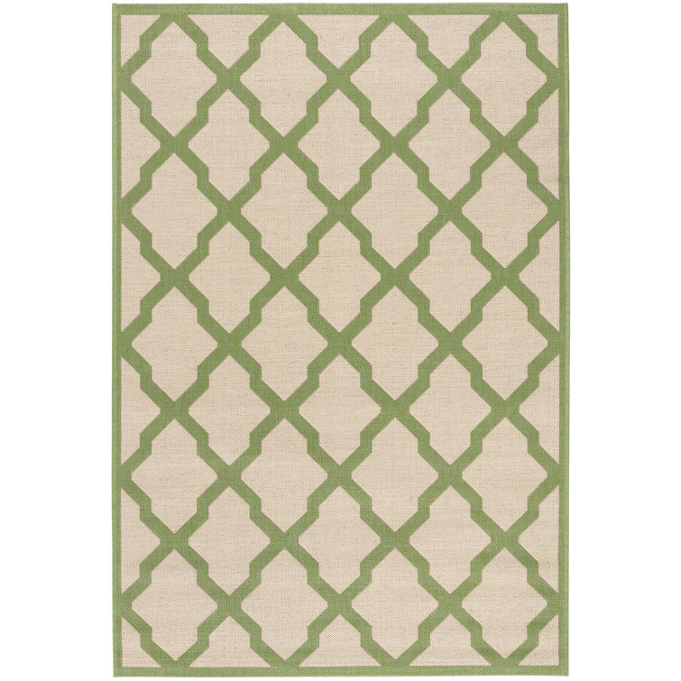 Barrister Geometric Hand Woven Indoor / Outdoor Area Rug