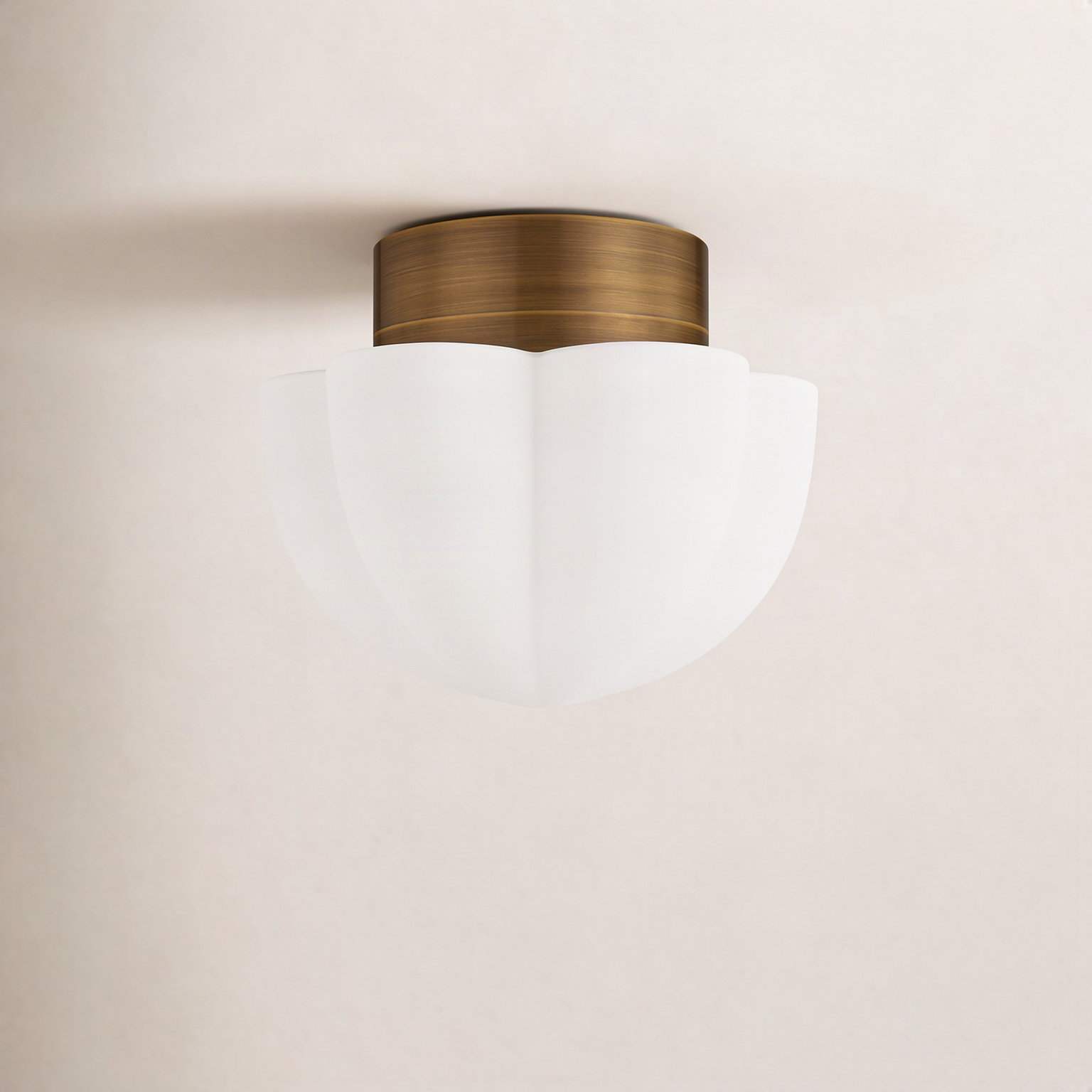Seabrook Single Light Flush Mount, 25 W,  11.75" H x 15" W x 15" D