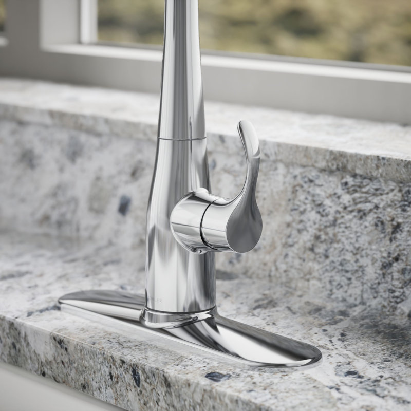 Simplice Pull Down Bar Faucet, Polished Chrome