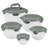 Leak-Proof Nestable Round 5 Container Food Storage Set-61818126