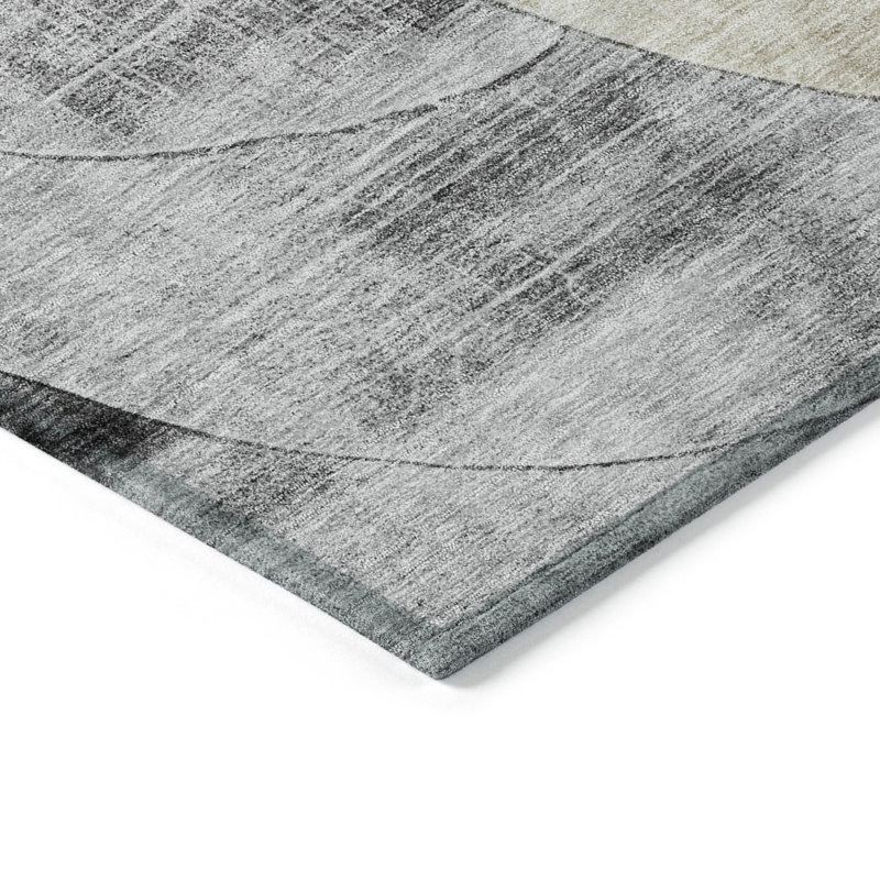 Tapis intérieur / extérieur lavable en machine Cicel ACN1140, Rond 8 pi
