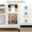Karess Wood Kitchen Cart