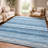 Premium Machine Washable Dream Shag ADS529 Striped Rug-345962087-345962079