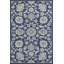 Tapis bleu et ivoire Austina-364380307