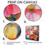 Rose, orange, vibrant, cornouiller I - cornouiller, art mural, salon-1588561205-1588561194