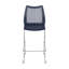 Tabouret de bar empilable avec dossier ventilé et repose-pieds intégré-112818891-112818894-112818892