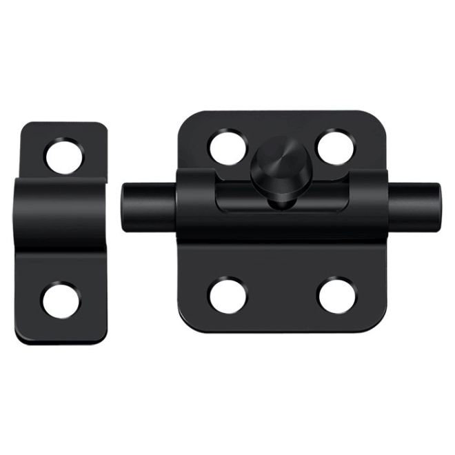 Boulon cylindrique 2 po Deltana 2BBU19, Peint en noir