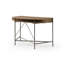 Bureau incurvé avec 2 tiroirs et rangement à l'arrière-67096709