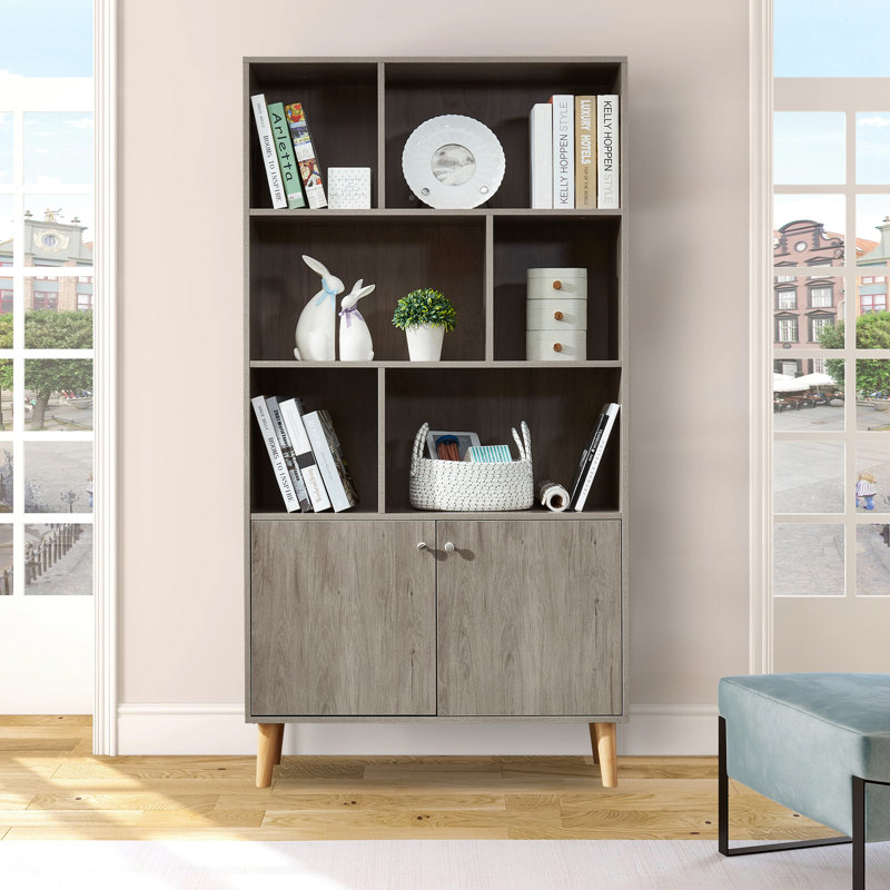 Birchler Storage Bookcase, Oak
