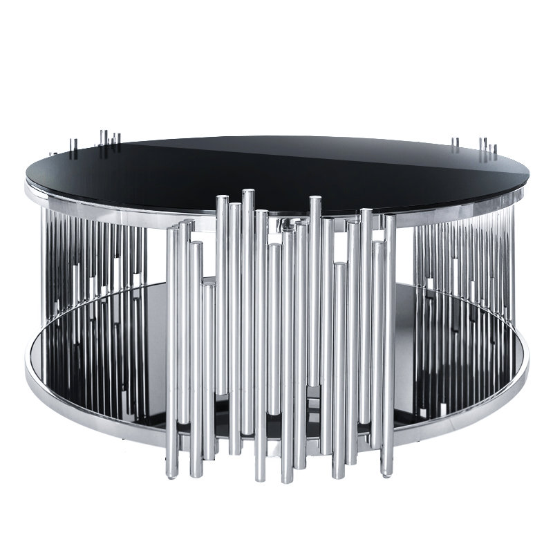 Table basse Fortney, Argent poli
