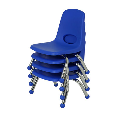 8" Stack Chair with Ball Glides, 4-Pack