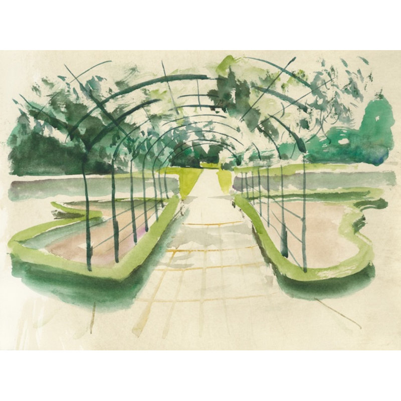 Garden Terrace 4 Print by PC Ngo