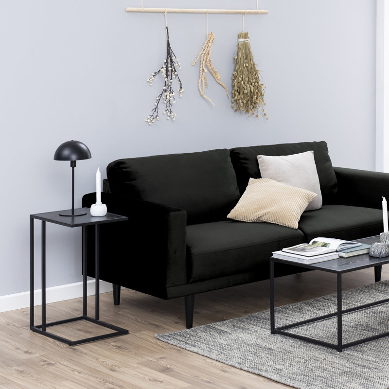 Joliet Frame End Table, Black