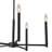 Lewars 5 - Light Steel Dimmable Chandelier