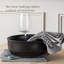 over&back Rimmed Semi Hand-Finished Stoneware 10" Serving Bowl-99305373