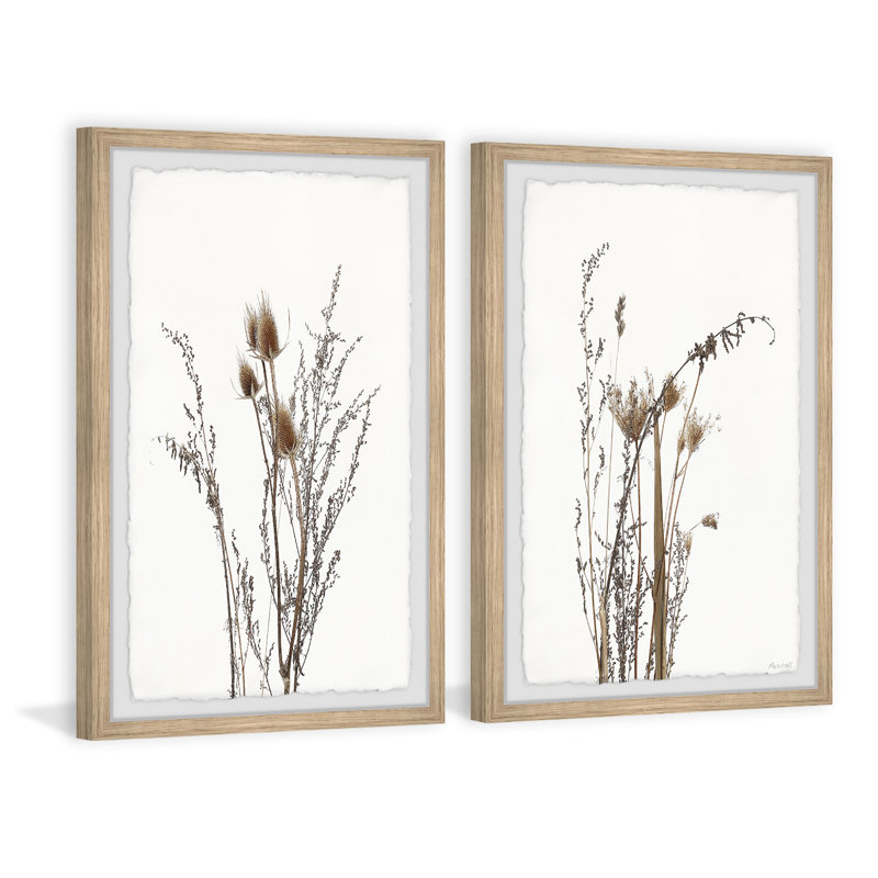 Fleurs d'automne sauvages - Diptyque, H 24 po x l 16 po