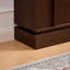 Buffet avec rangement, buffet cannelé de ferme avec 2 portes et tablette ajustable, meuble télé, armoire de rangement pour le vestibule, la cuisine, le salon et le vestibule-133248191