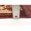 Tapis décoratif en laine de conception unique 4 pi 1 po x 6 pi Chastelyn noué à la main New Age en laine beige/rouge/bleu marine