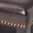 Dark Brown Coffee Table With Storage Capacity, Birch Wood Base, 36.3" Depth X 33.37" Width 18.51" Height In Brown, Frame Cushion,