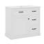 Ensemble de meuble-lavabo 36 po avec lavabo, meuble de rangement à structure en bois avec 2 tiroirs et 2 tiroirs basculants, tablette réglable-120263384