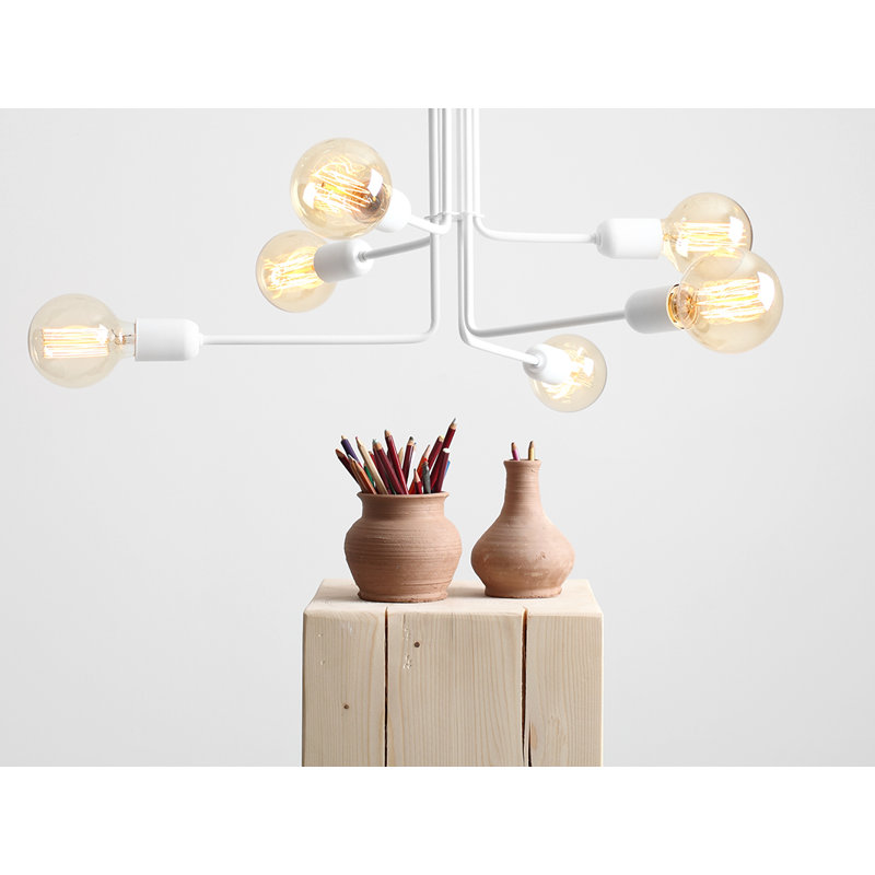 Ballywillin Semi Flush Mount, White