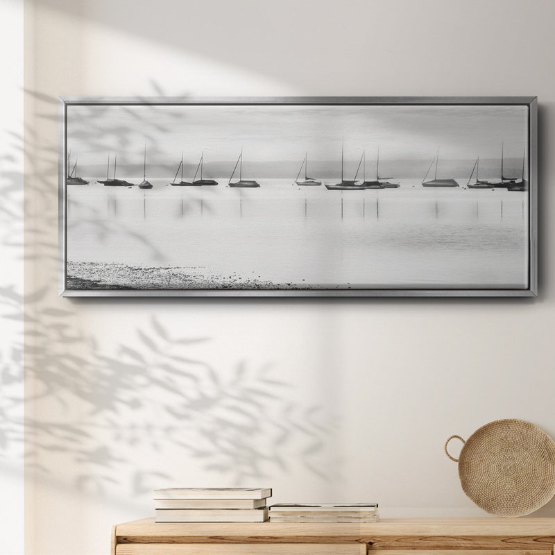 Ammerlake Morning - toile encadrée, H 20 po x l 50 po