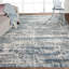 Abstract Area Rug in Blue/Gray/Charcoal-1994291432