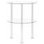 Cavallaro Glass Top End Table