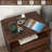 21.6'' Wide Nightstand With 2 Drawers And Open Shelf (Set Of 2)-711402310
