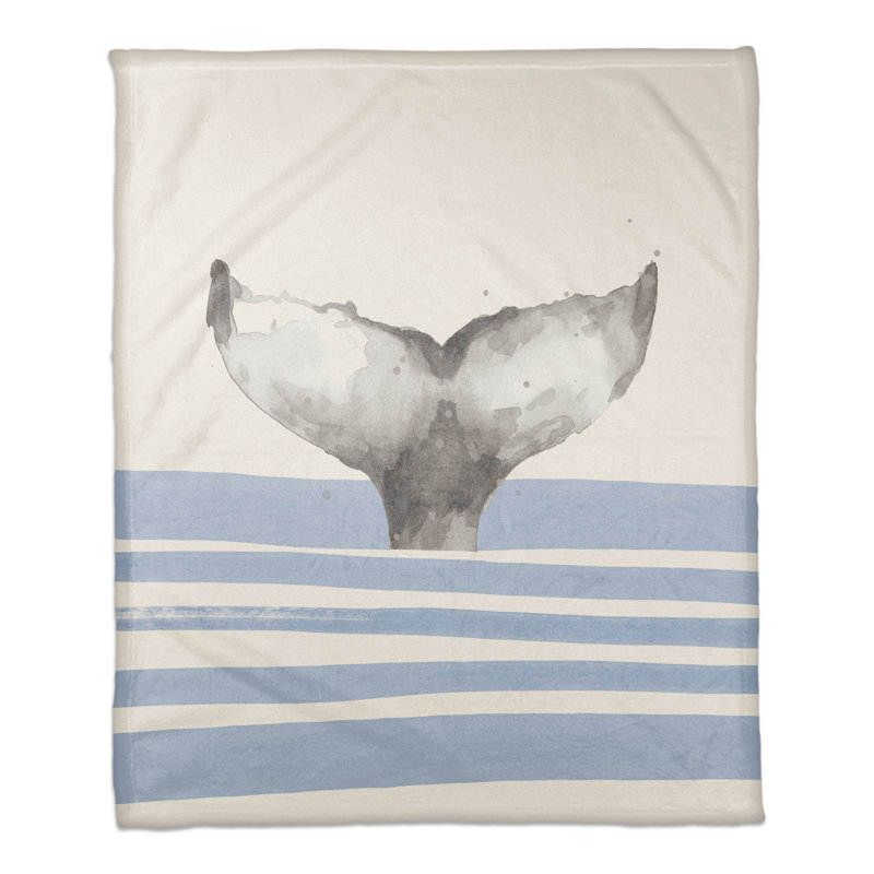 Hand Woven Throw Blanket, Blue