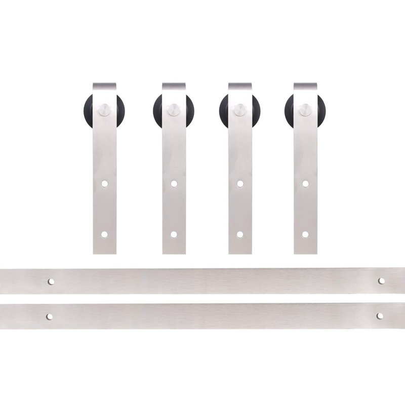 Sliding Standard Double Track Barn Door Hardware Kit