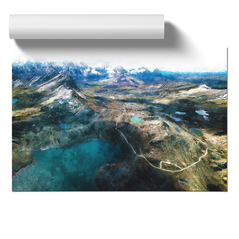 Pastoruri Glacier In Peru Vol.1 - No Frame Print, 42cm H x 59cm W x 0.1cm D